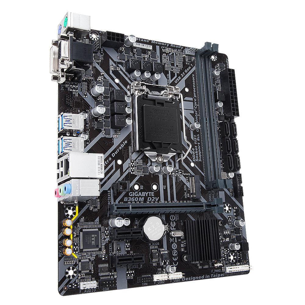 Gigabyte B360M D2V mATX Mainboard 1151v2 (Coffee Lake)