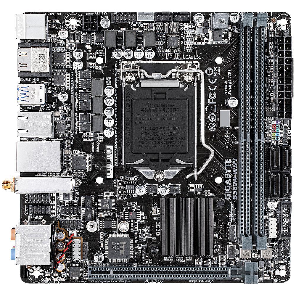 Gigabyte B360N WIFI Mini-ITX Mainboard 1151v2 (Coffee Lake)