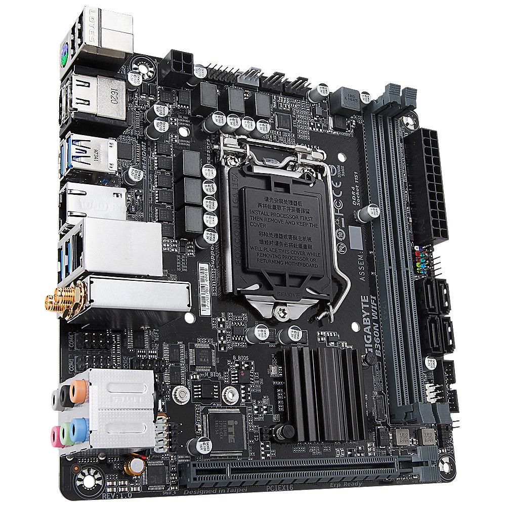 Gigabyte B360N WIFI Mini-ITX Mainboard 1151v2 (Coffee Lake)