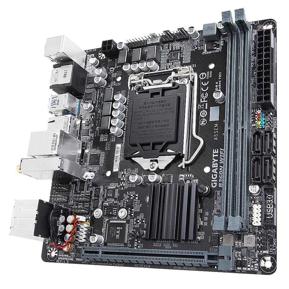 Gigabyte B360N WIFI Mini-ITX Mainboard 1151v2 (Coffee Lake)