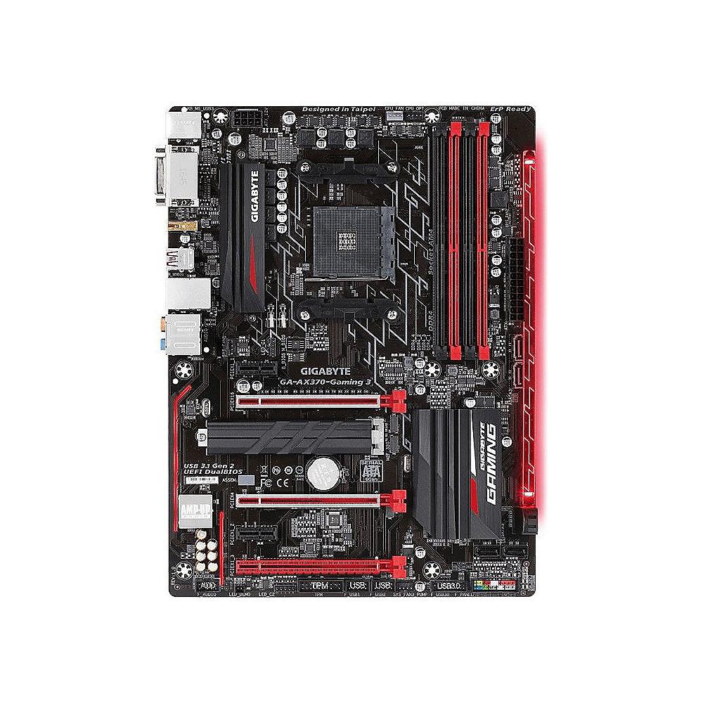 Gigabyte GA-AX370-Gaming 3 ATX Mainboard Sockel AM4 GL/USB3.1/M.2/HDMI/DVI