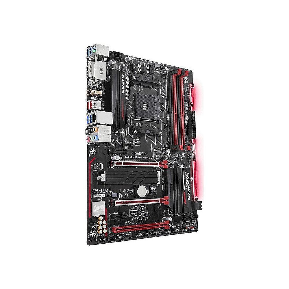 Gigabyte GA-AX370-Gaming 3 ATX Mainboard Sockel AM4 GL/USB3.1/M.2/HDMI/DVI