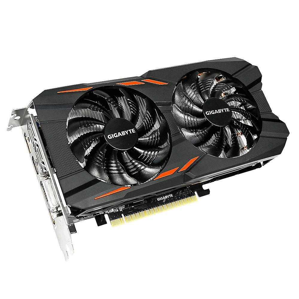 Gigabyte GeForce GTX 1050 WindForce OC 2GB GDDR5 Grafikkarte DVI/3xHDMI/DP