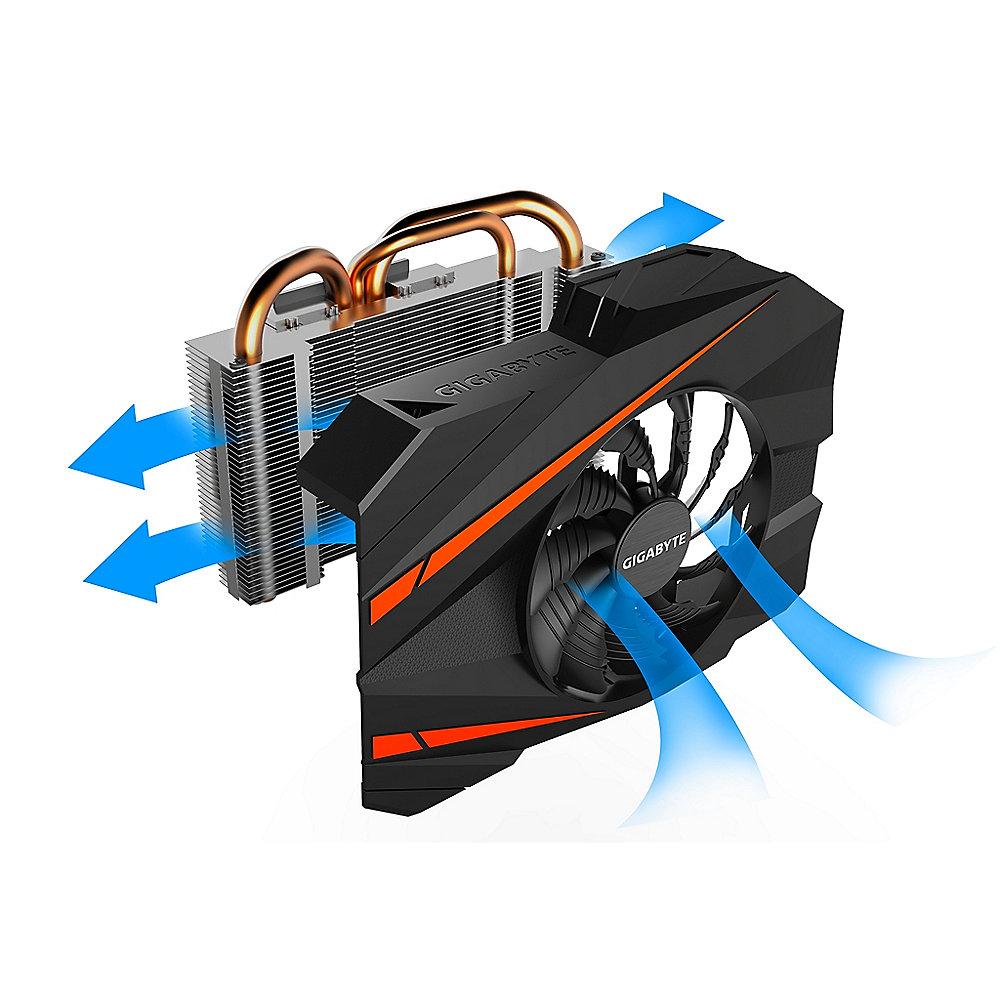 Gigabyte GeForce GTX 1070 Mini ITX OC 8GB GDDR5 Grafikkarte 2x DVI/HDMI/DP
