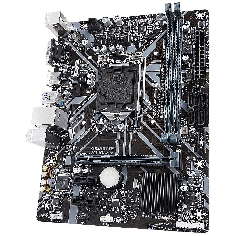 Gigabyte H310M H mATX Mainboard 1151v2 (Coffee Lake), VGA, HDMI