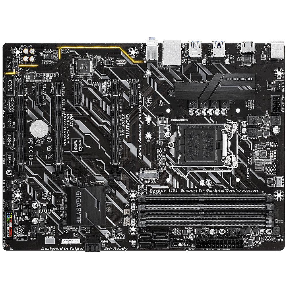 Gigabyte Z370P D3 ATX Mainboard 1151 (Coffee Lake)