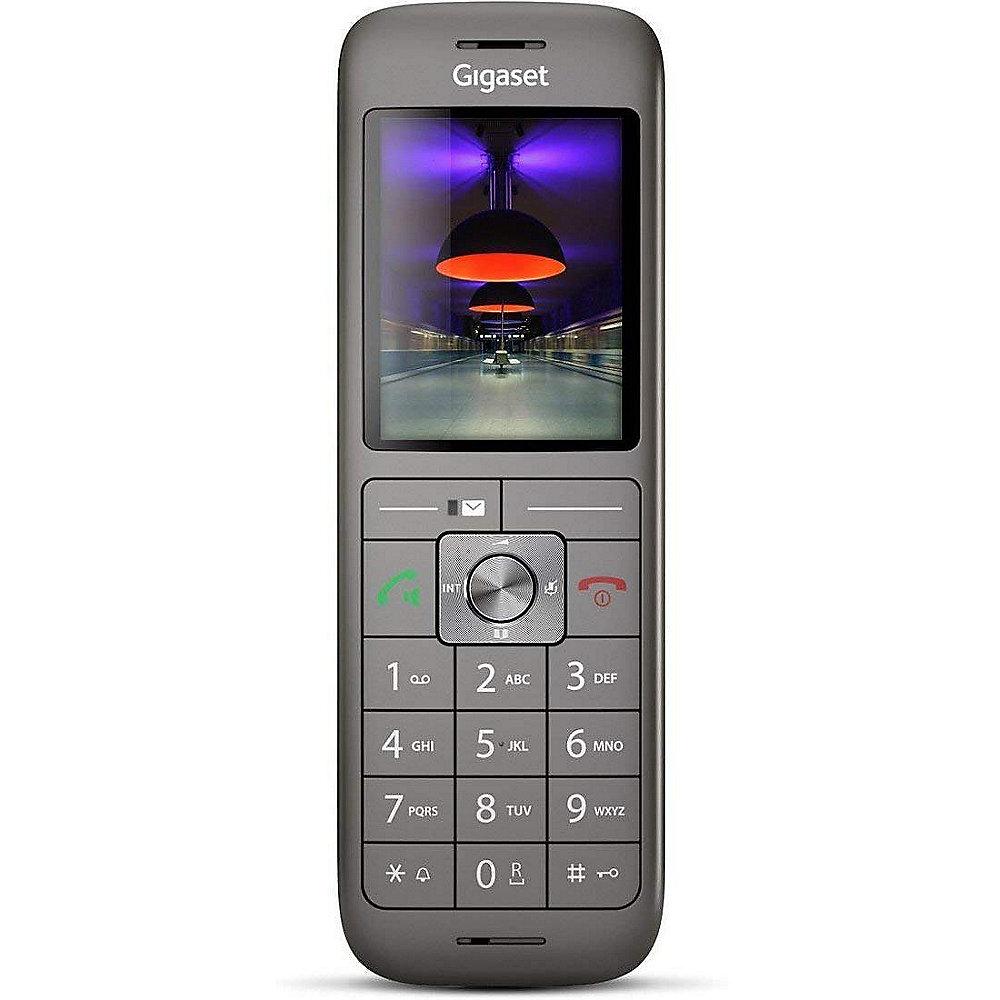 Gigaset CL660HX Duo 2x Universal Mobilteil DECT/-CAT-iq fähig schwarz/anthrazit, Gigaset, CL660HX, Duo, 2x, Universal, Mobilteil, DECT/-CAT-iq, fähig, schwarz/anthrazit