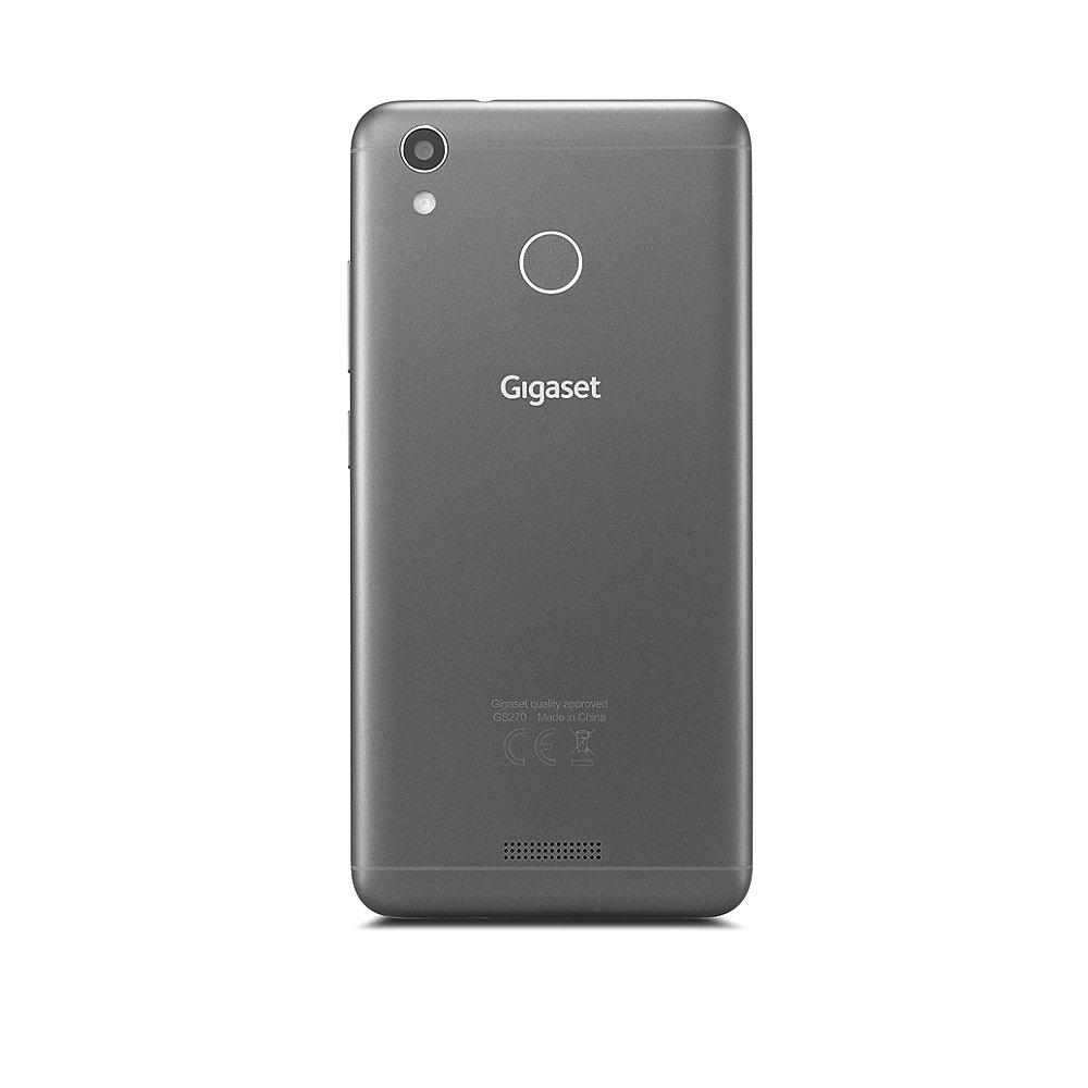 Gigaset GS270 Dual-SIM grau 16 GB Android 7.0 Smartphone