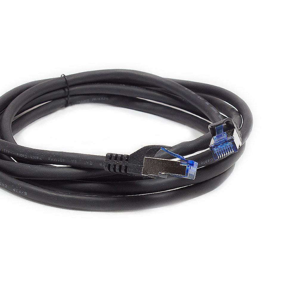 Good Connections 15m RNS Patchkabel SmartFLEX CAT6A S/FTP PiMF schwarz