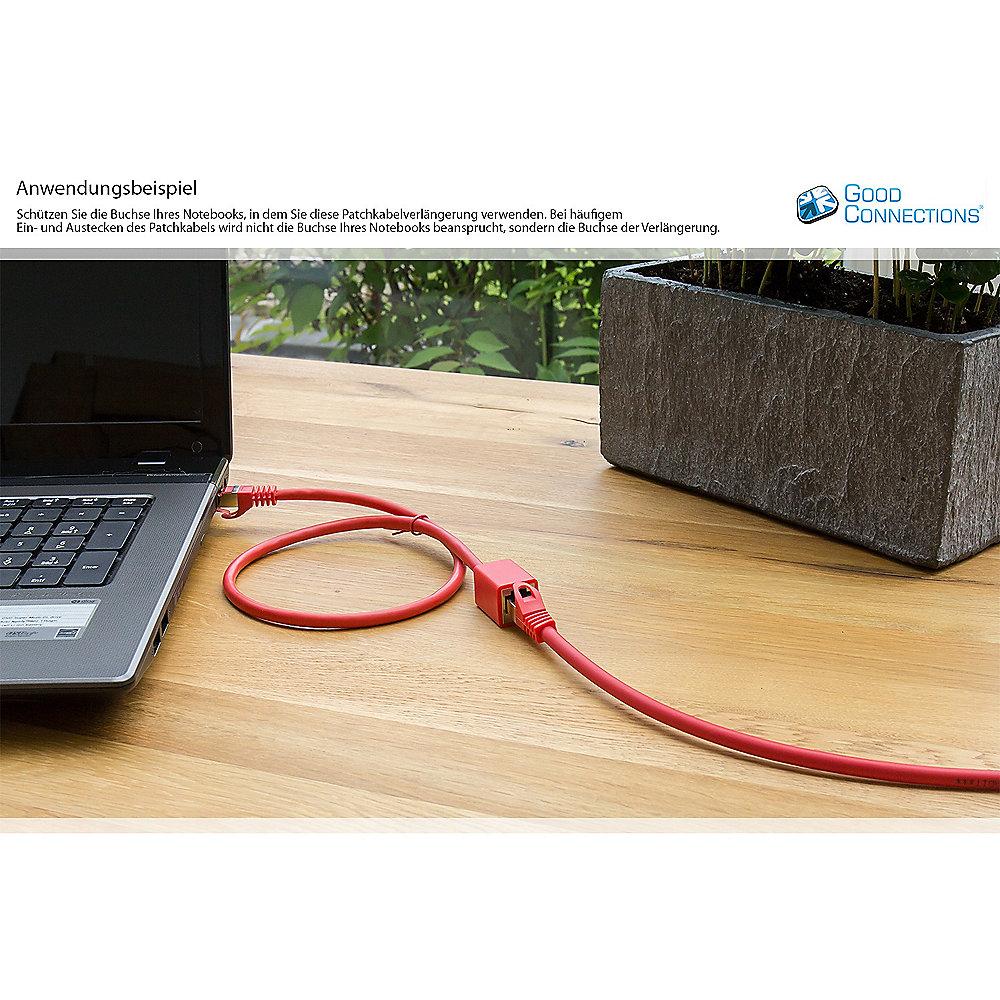 Good Connections RNS Patchkabelverlängerung CAT6 S/FTP PiMF rot 0,5m