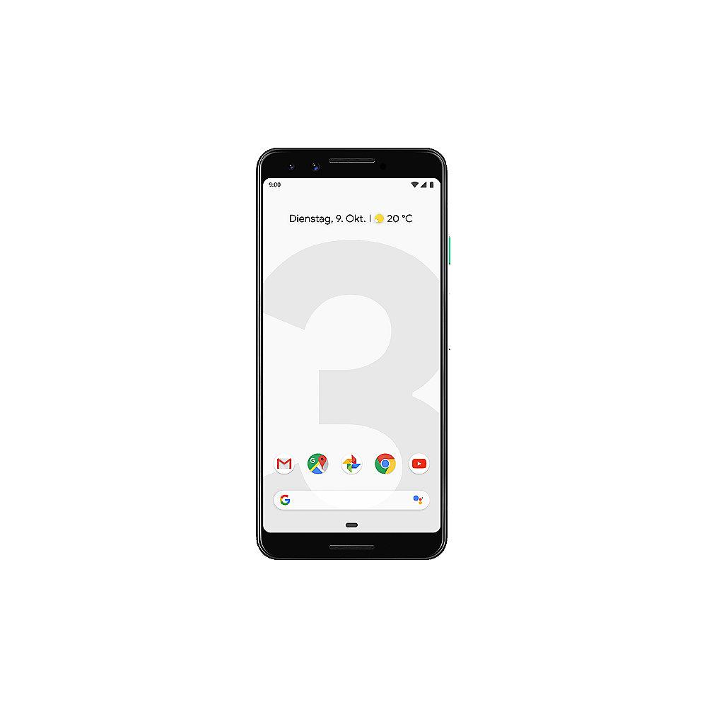 Google Pixel 3 clearly white 64 GB Android 9.0 Smartphone