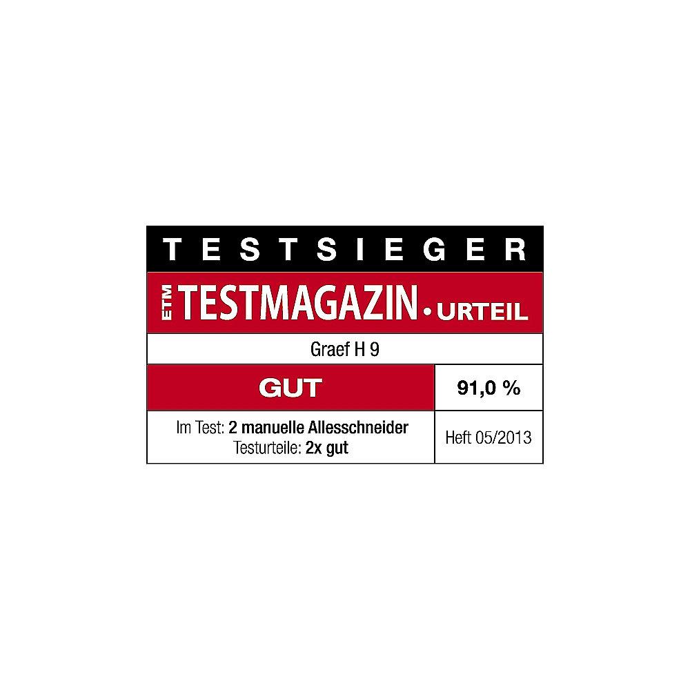 Graef Manuale H 93 Retro-Allesschneider rot, Graef, Manuale, H, 93, Retro-Allesschneider, rot