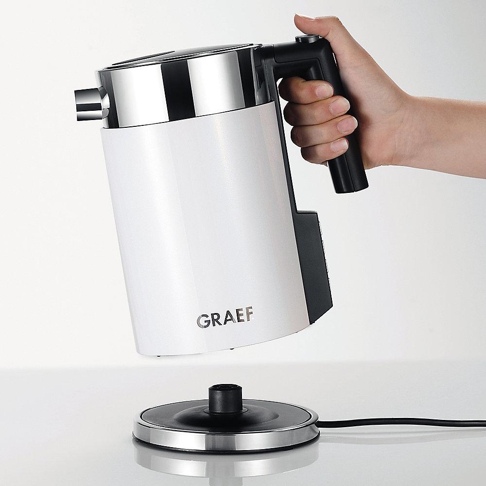 Graef WK 701 Wasserkocher Edelstahl 1,5l weiß