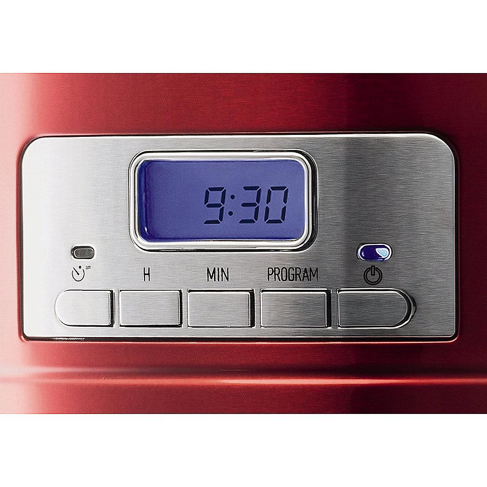 Grundig KM 6330 Programmierbare Kaffeemaschine Red Sense Rot / Edelstahl, Grundig, KM, 6330, Programmierbare, Kaffeemaschine, Red, Sense, Rot, /, Edelstahl