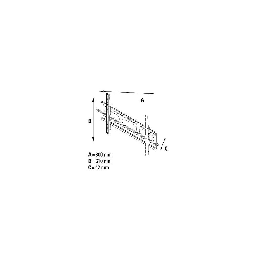 Hama MOTION TV-Wandhalterung 3 Sterne XL VESA bis 800x400 schwarz, Hama, MOTION, TV-Wandhalterung, 3, Sterne, XL, VESA, bis, 800x400, schwarz