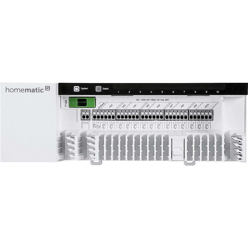 Homematic IP Fußbodenheizungsaktor - 10-fach 24V HmIP-FAL24-C10, Homematic, IP, Fußbodenheizungsaktor, 10-fach, 24V, HmIP-FAL24-C10