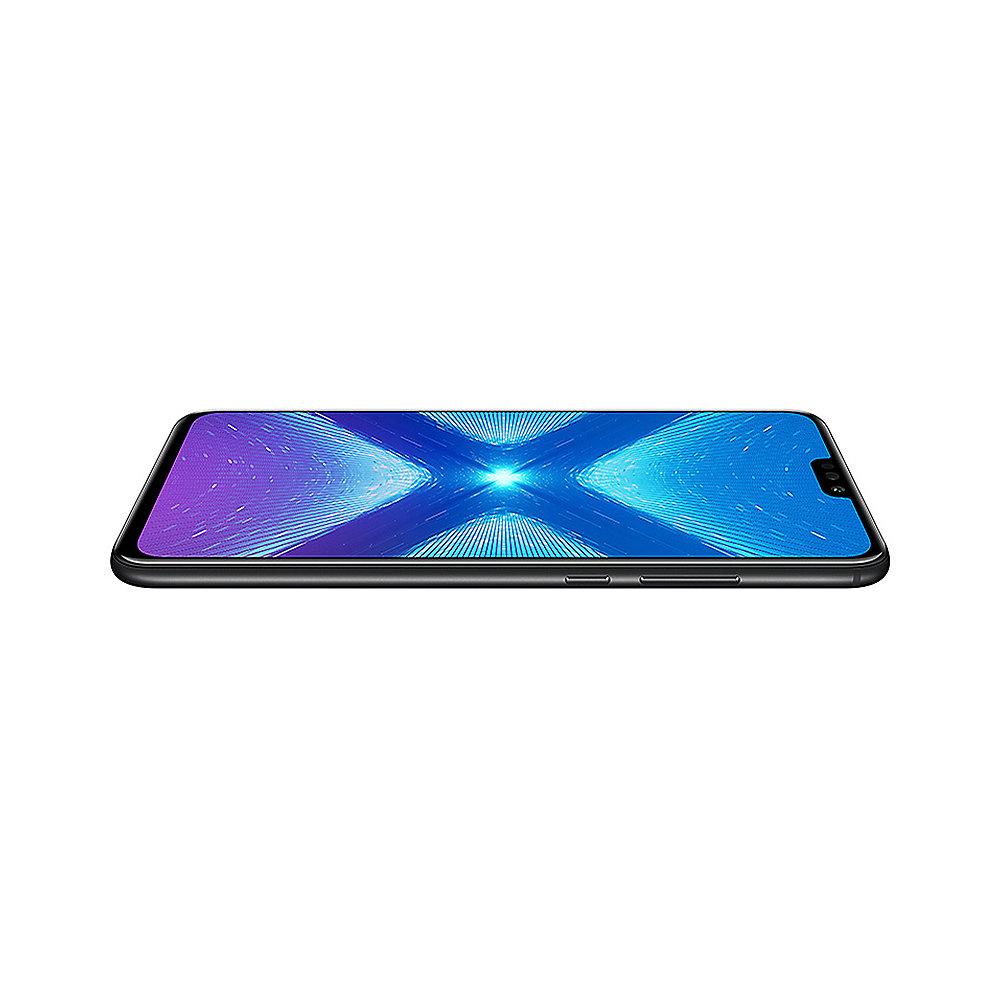 Honor 8X black Android 8.1 Smartphone mit Dual-Kamera