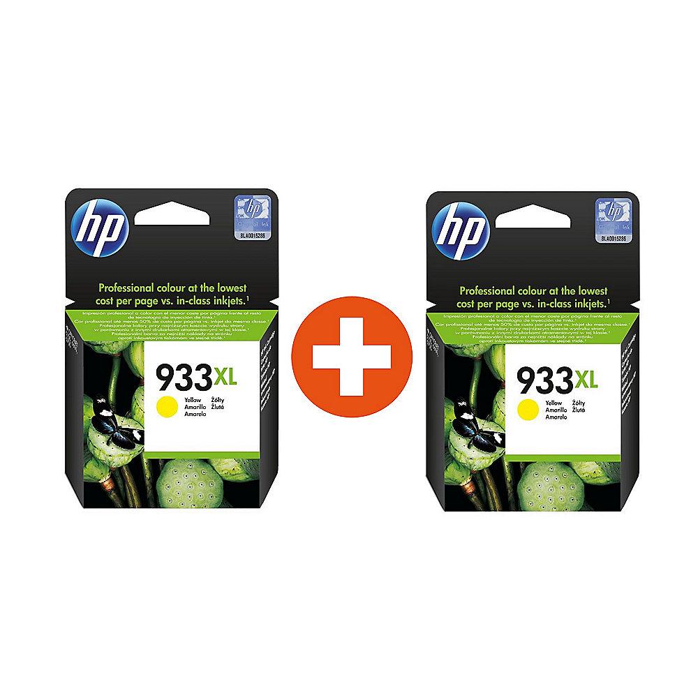 HP 933XL Original Druckerpatrone Gelb CN056AE (2 Stk)   10€