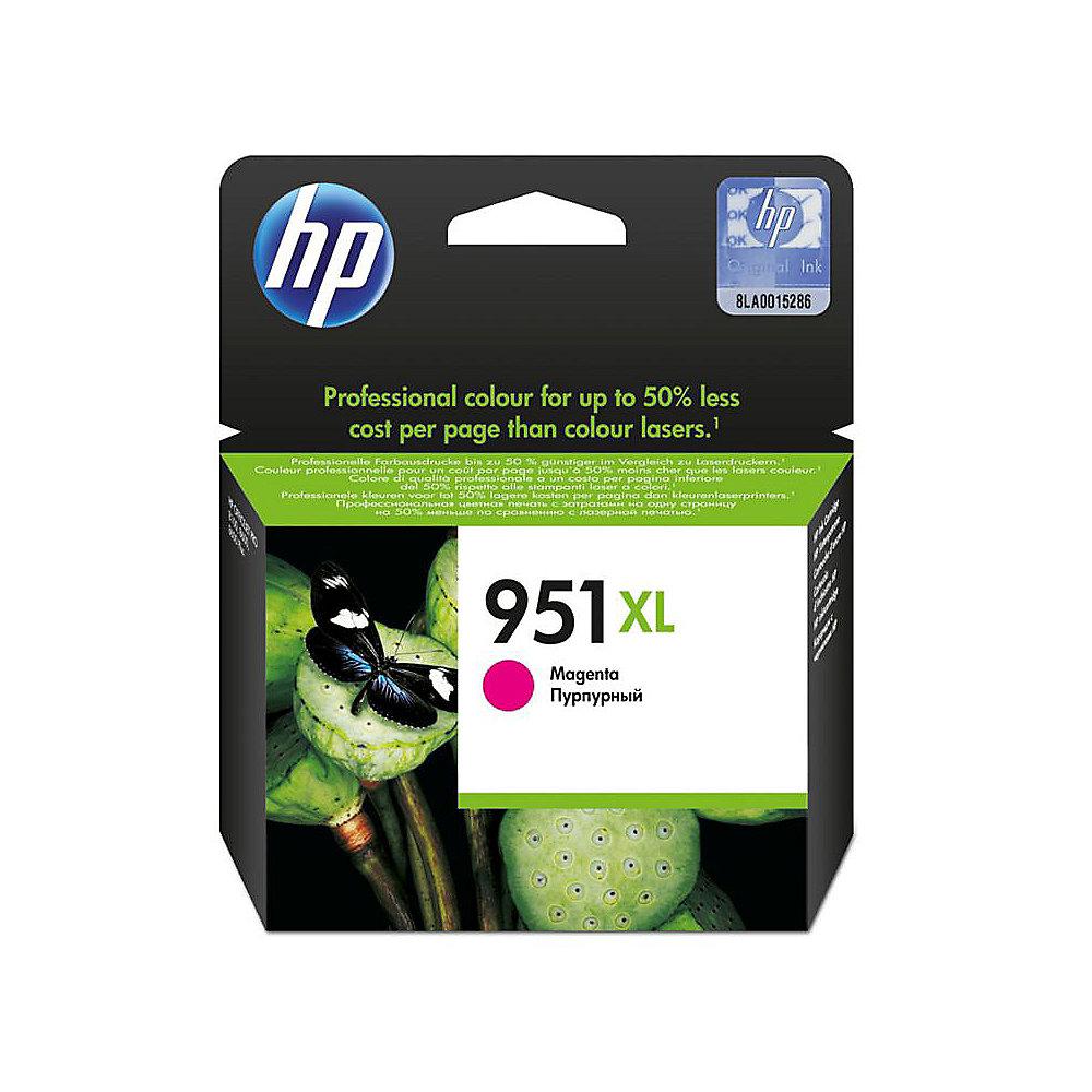 HP 951XL Original Druckerpatrone Gelb (CN048AE)   Magenta (CN047AE)