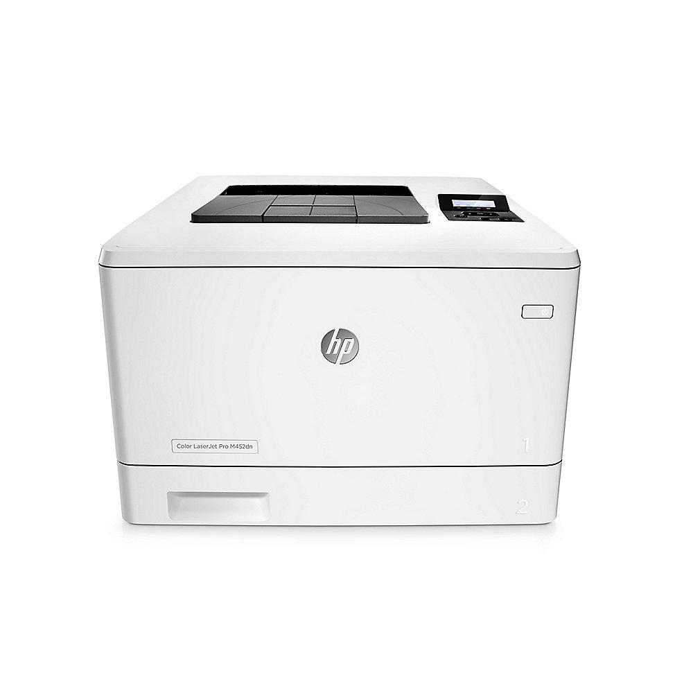 HP Color LaserJet Pro 400 M452dn Farblaserdrucker LAN   3 Jahre Garantie*