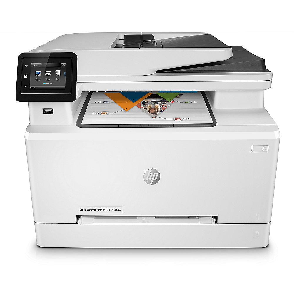 HP Color LaserJet Pro MFP M281fdw Farblaserdrucker Scanner Kopierer Fax LAN WLAN, HP, Color, LaserJet, Pro, MFP, M281fdw, Farblaserdrucker, Scanner, Kopierer, Fax, LAN, WLAN