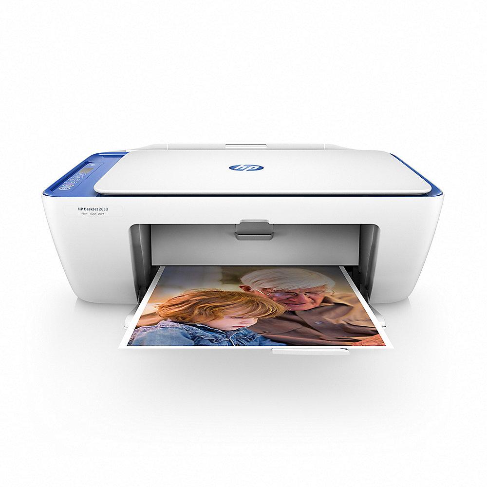 HP DeskJet 2630 Tintenstrahl-Multifunktionsdrucker Scanner Kopierer WLAN