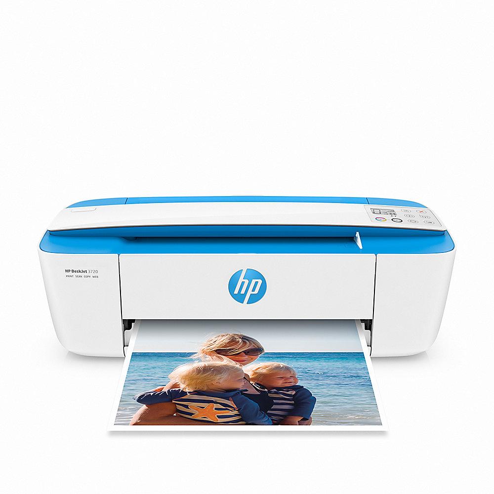 HP DeskJet 3720 blau Tintenstrahl-Multifunktionsdrucker Scanner Kopierer WLAN, HP, DeskJet, 3720, blau, Tintenstrahl-Multifunktionsdrucker, Scanner, Kopierer, WLAN