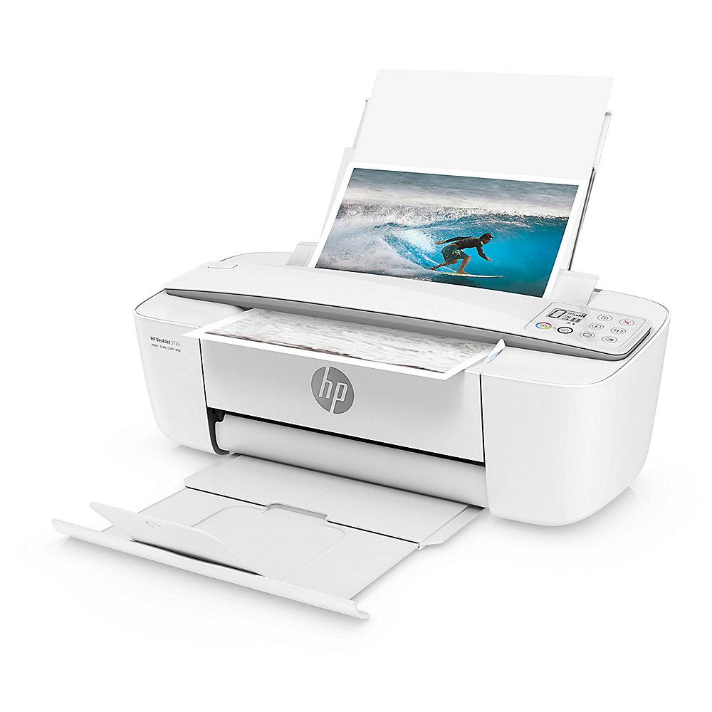 HP DeskJet 3720 grau Tintenstrahl-Multifunktionsdrucker Scanner Kopierer WLAN