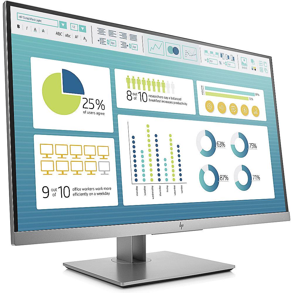 HP EliteDisplay E273 68,6cm (27") Office-Monitor 16:9 FullHD HDMI/DP/USB Pivot