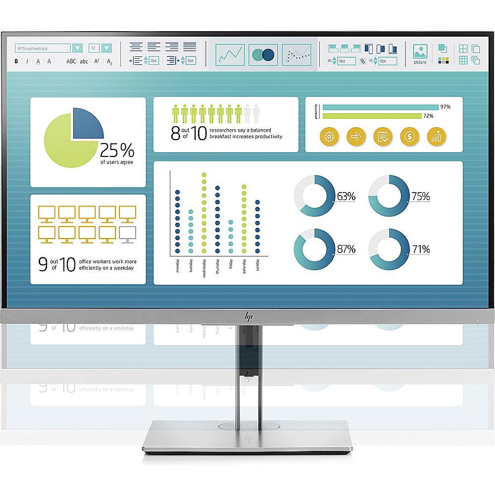 HP EliteDisplay E273 68,6cm (27") Office-Monitor 16:9 FullHD HDMI/DP/USB Pivot