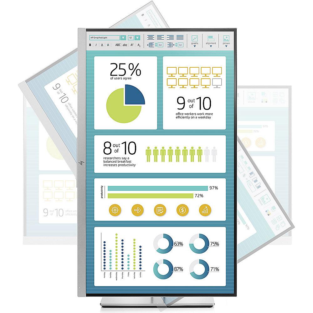 HP EliteDisplay E273 68,6cm (27") Office-Monitor 16:9 FullHD HDMI/DP/USB Pivot