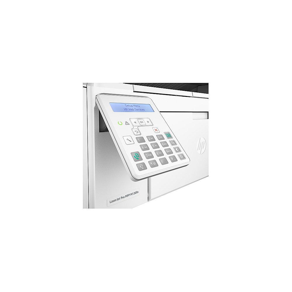 HP LaserJet Pro MFP M130fn S/W-Laserdrucker Scanner Kopierer Fax USB LAN