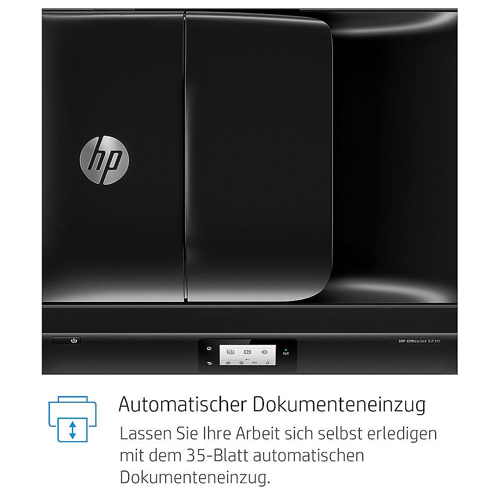 HP OfficeJet 5230 Multifunktionsdrucker Scanner Kopierer Fax WLAN, HP, OfficeJet, 5230, Multifunktionsdrucker, Scanner, Kopierer, Fax, WLAN