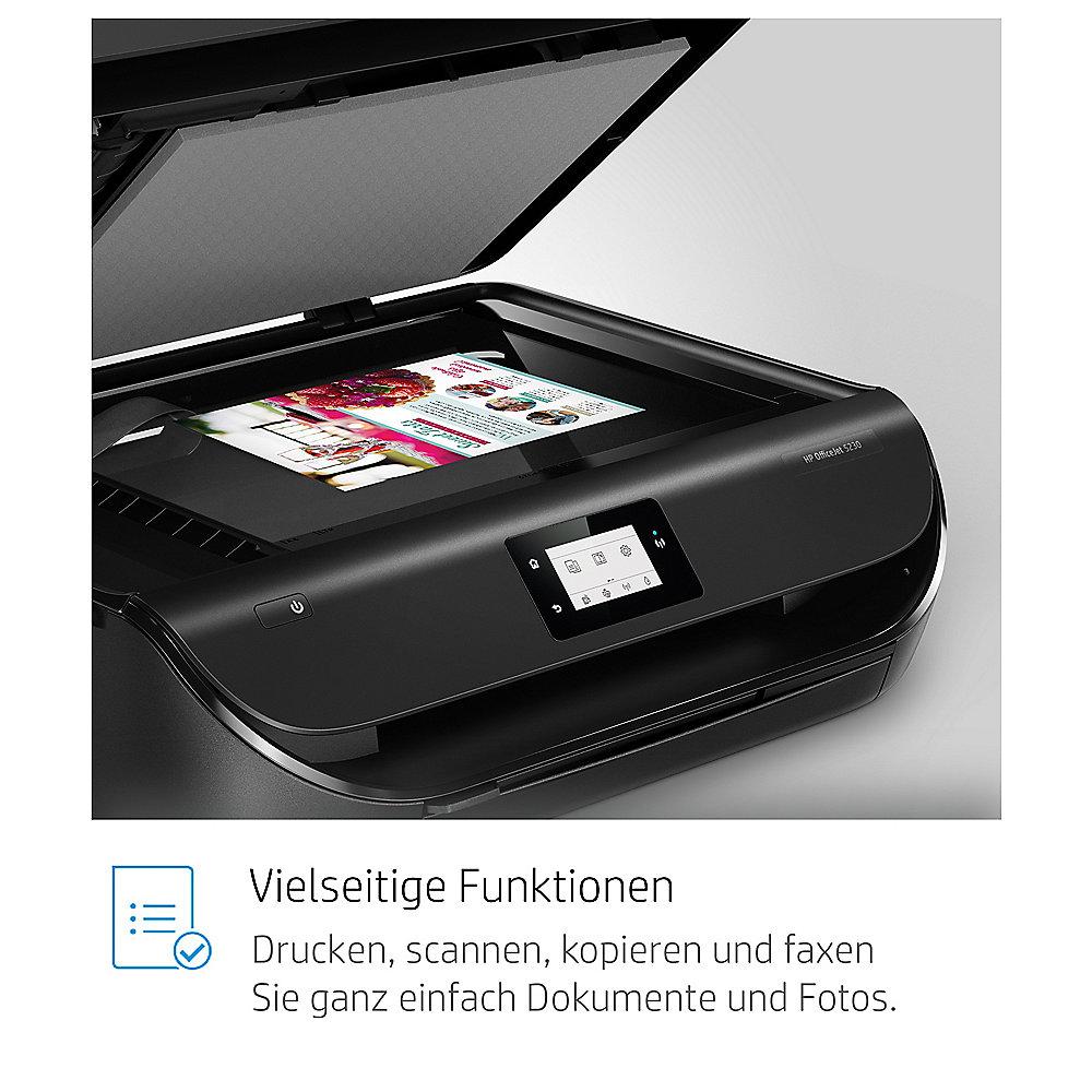 HP OfficeJet 5230 Multifunktionsdrucker Scanner Kopierer Fax WLAN