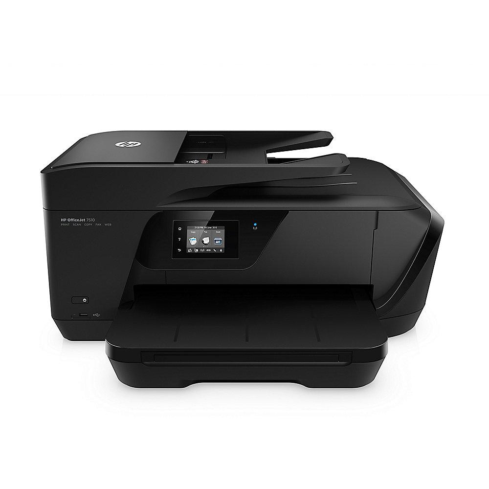 HP OfficeJet 7510 MFG Drucker Scanner Kopierer Fax WLAN A3   10 EUR