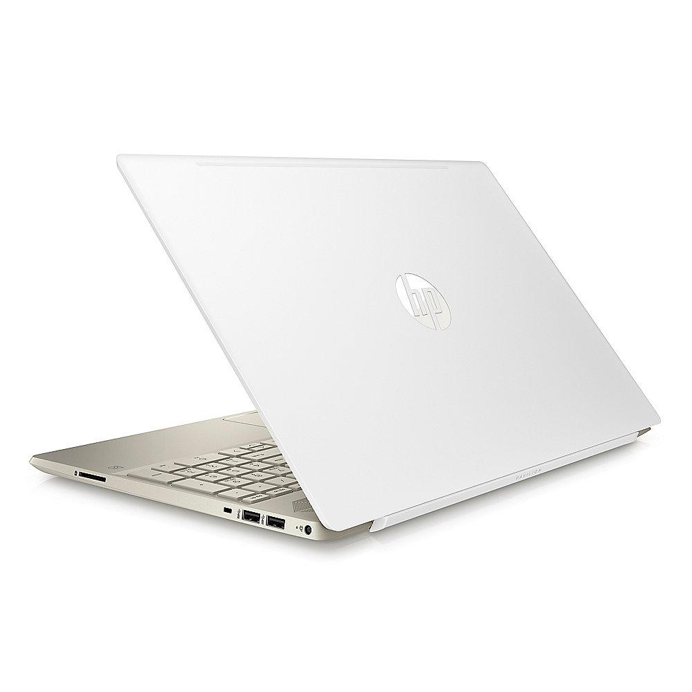HP Pavilion 15-cs0407ng ceramic white / gold 15" Full HD i3-8130U HDD SSD Win 10