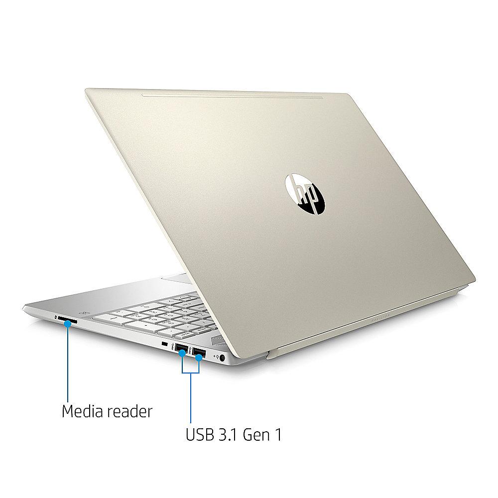 HP Pavilion 15-cs0409ng pale gold i3-8130U 15" Full HD HDD SSD Windows 10