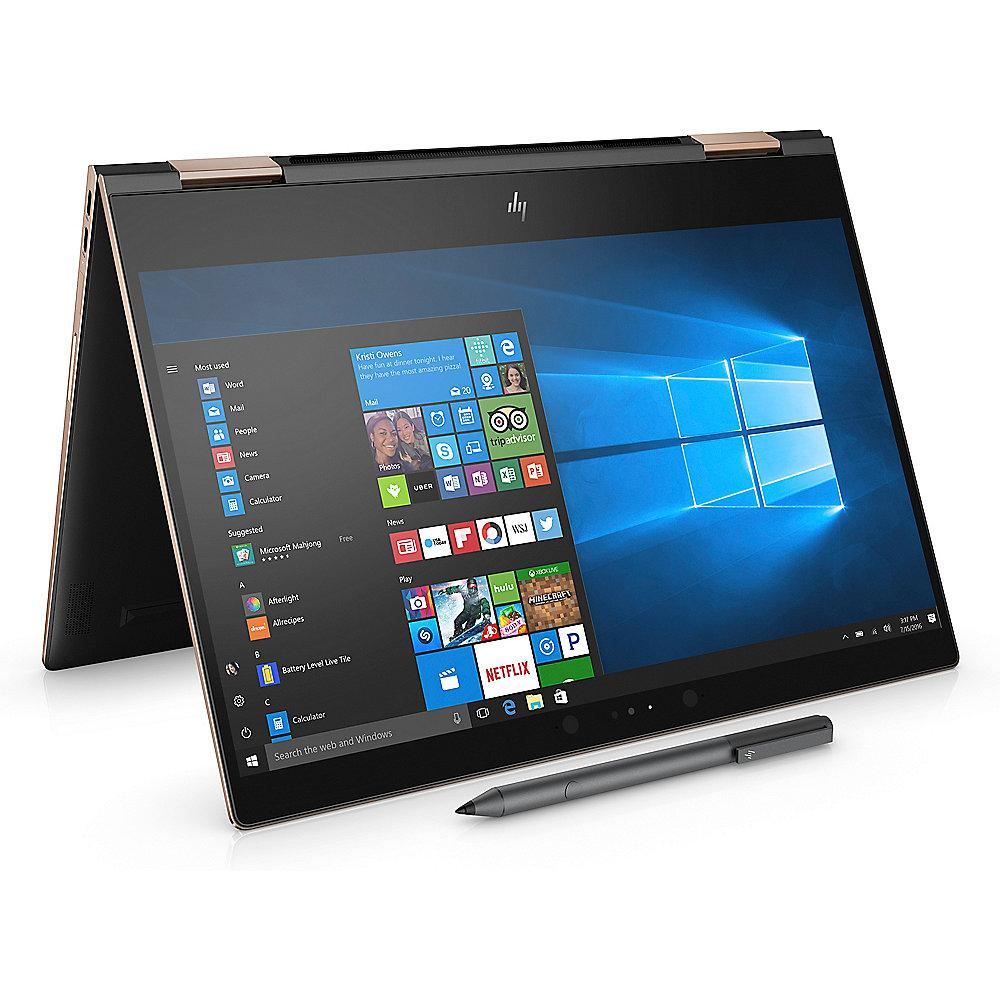 HP Spectre x360 13-ae046ng 2in1 Notebook schwarz i7-8550U SSD 4K UHD Windows 10, HP, Spectre, x360, 13-ae046ng, 2in1, Notebook, schwarz, i7-8550U, SSD, 4K, UHD, Windows, 10