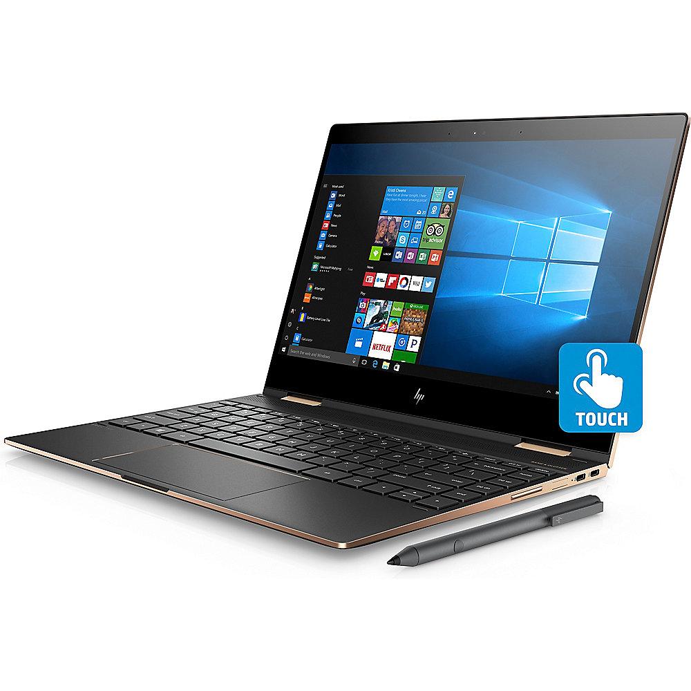 HP Spectre x360 13-ae046ng 2in1 Notebook schwarz i7-8550U SSD 4K UHD Windows 10, HP, Spectre, x360, 13-ae046ng, 2in1, Notebook, schwarz, i7-8550U, SSD, 4K, UHD, Windows, 10