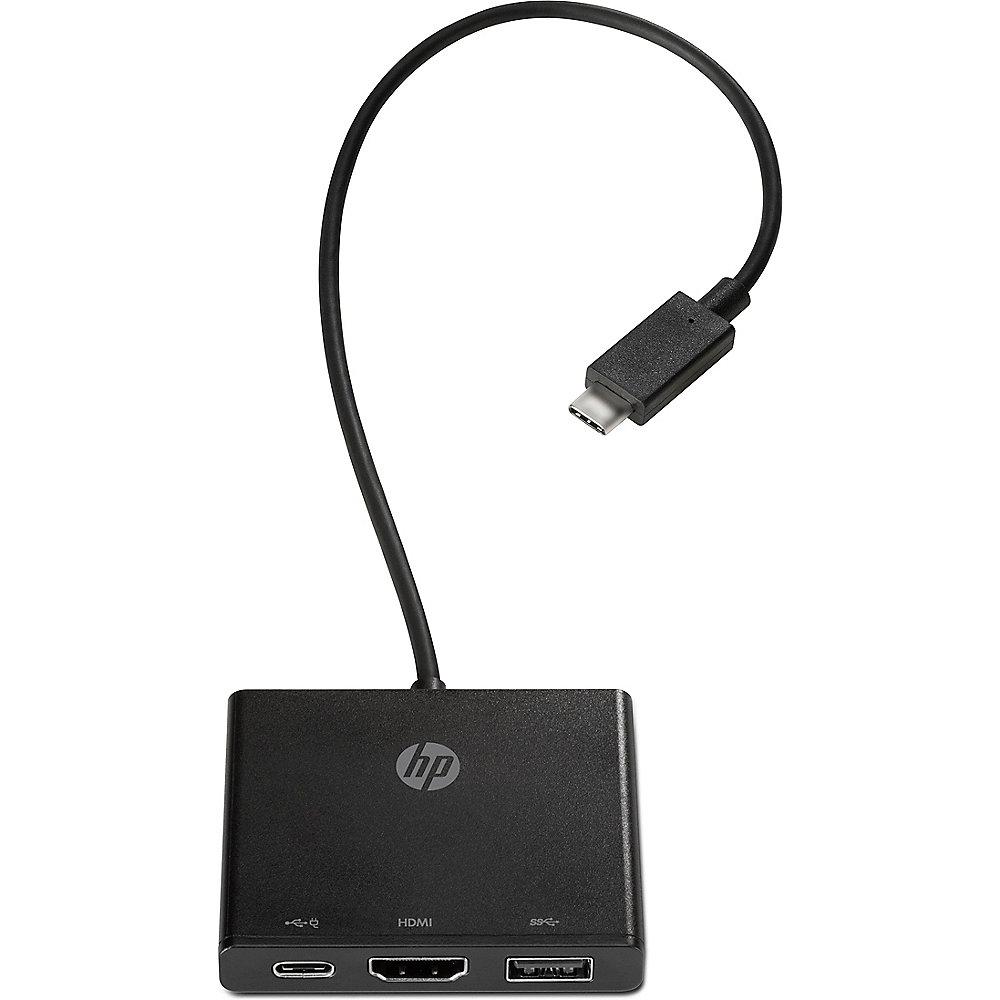 HP USB-C zu HDMI/USB 3.0/USB-C Hub 1BG94AA, HP, USB-C, HDMI/USB, 3.0/USB-C, Hub, 1BG94AA