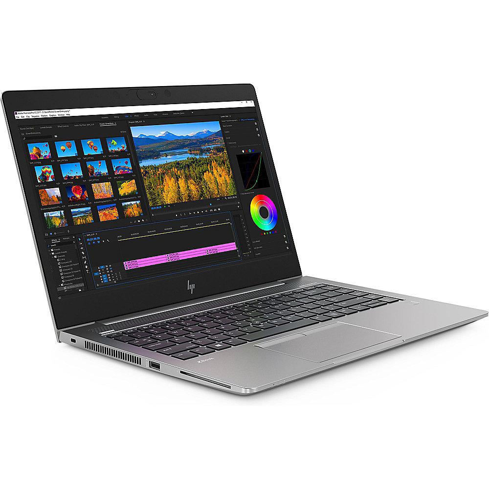 HP zBook 14u G5 Notebook i7-8550U UHD 4K SSD WX3100 Windows 10 Pro