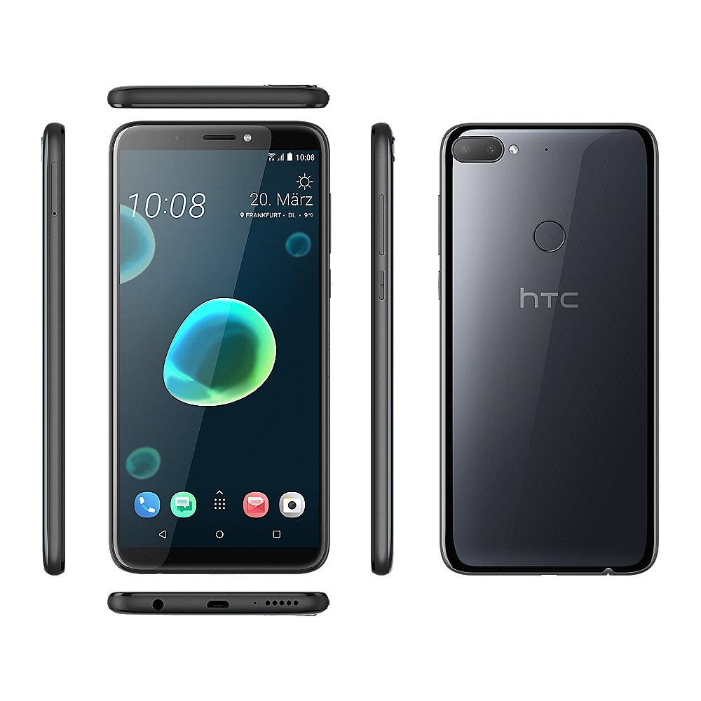 HTC Desire 12  black Dual-SIM Android 8.0 Smartphone