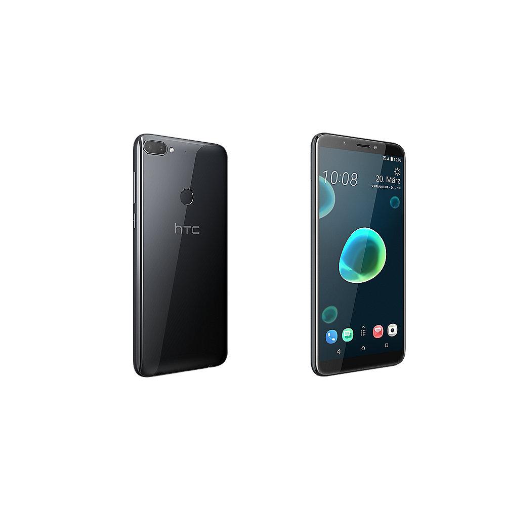 HTC Desire 12  black Dual-SIM Android 8.0 Smartphone