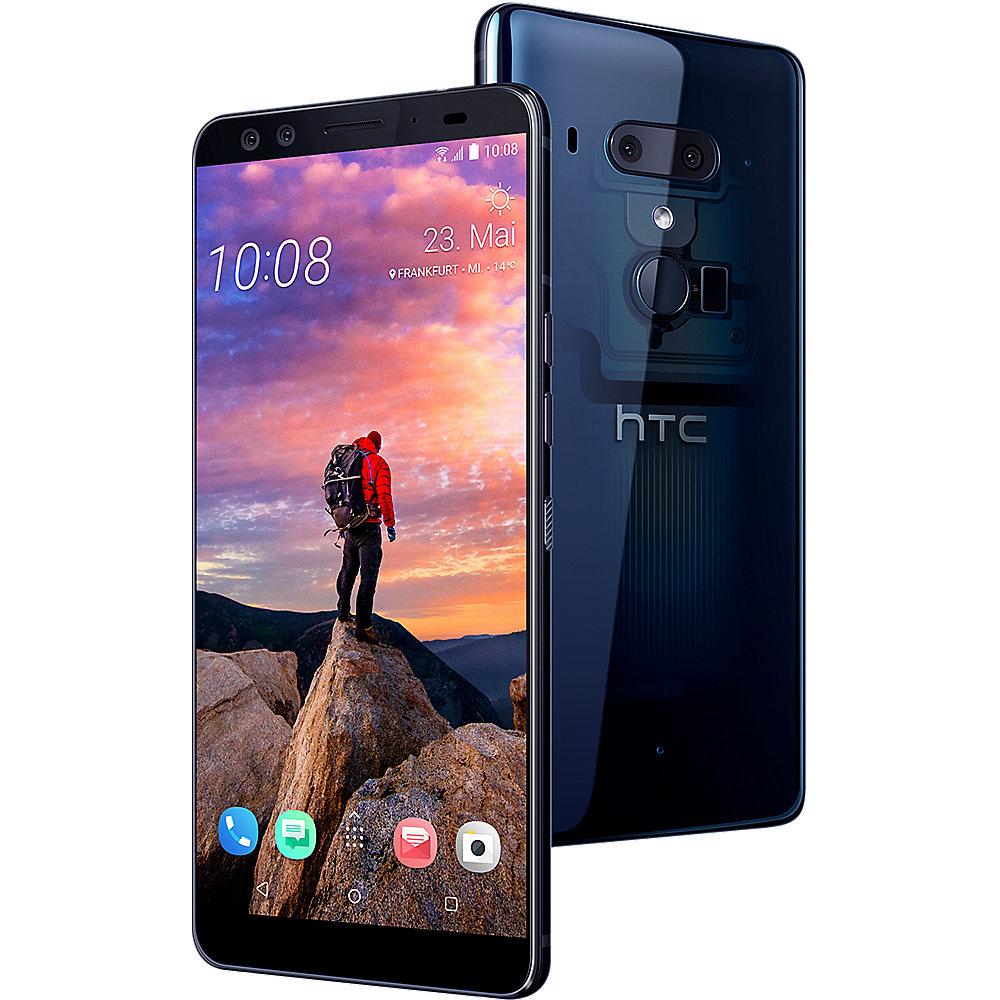 HTC U12  Dual-SIM translucent blue Dual-SIM Android 8 Smartphone, HTC, U12, Dual-SIM, translucent, blue, Dual-SIM, Android, 8, Smartphone