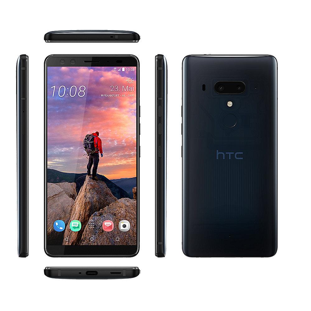 HTC U12  Dual-SIM translucent blue Dual-SIM Android 8 Smartphone, HTC, U12, Dual-SIM, translucent, blue, Dual-SIM, Android, 8, Smartphone