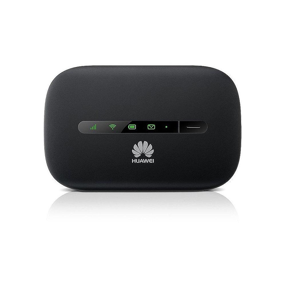 Huawei E5330 3G MIFI Wifi Router Mobiler Hotspot 21Mbps (ohne SIM-Lock) schwarz