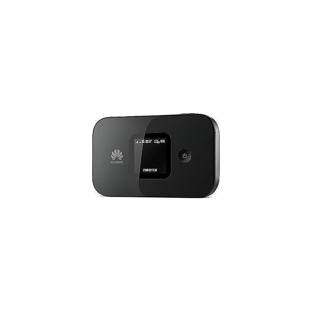 Huawei E5577S 4G LTE Cat4 150MBit/s Mobiler Hotspot schwarz, Huawei, E5577S, 4G, LTE, Cat4, 150MBit/s, Mobiler, Hotspot, schwarz