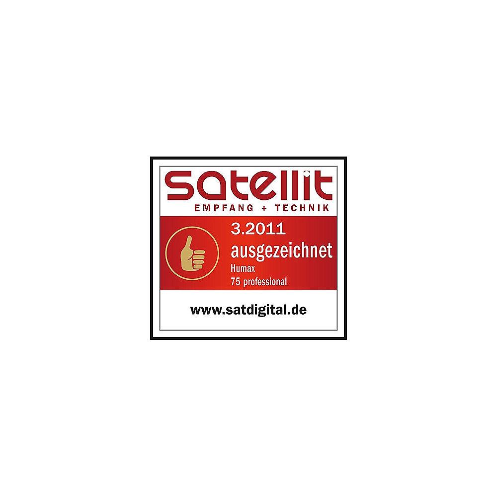 Humax Professional Satelliten-Spiegel 75 cm hellgrau