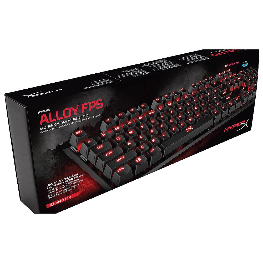 HyperX Alloy FPS mechanische Gaming Tastatur rote LED und Cherry MX Blue