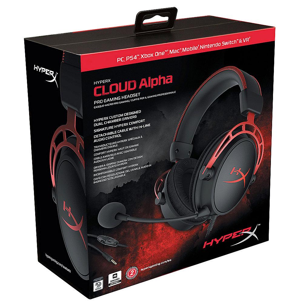 HyperX Cloud Alpha Headset Schwarz